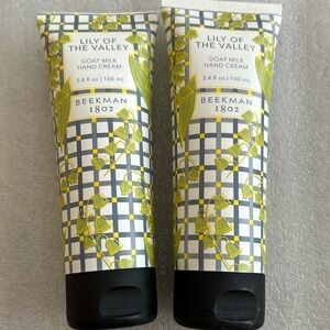 Beekman 1802 Goat Milk Hand Cream LILY OF THE VALLEY - LOT OF 2 / SEALED